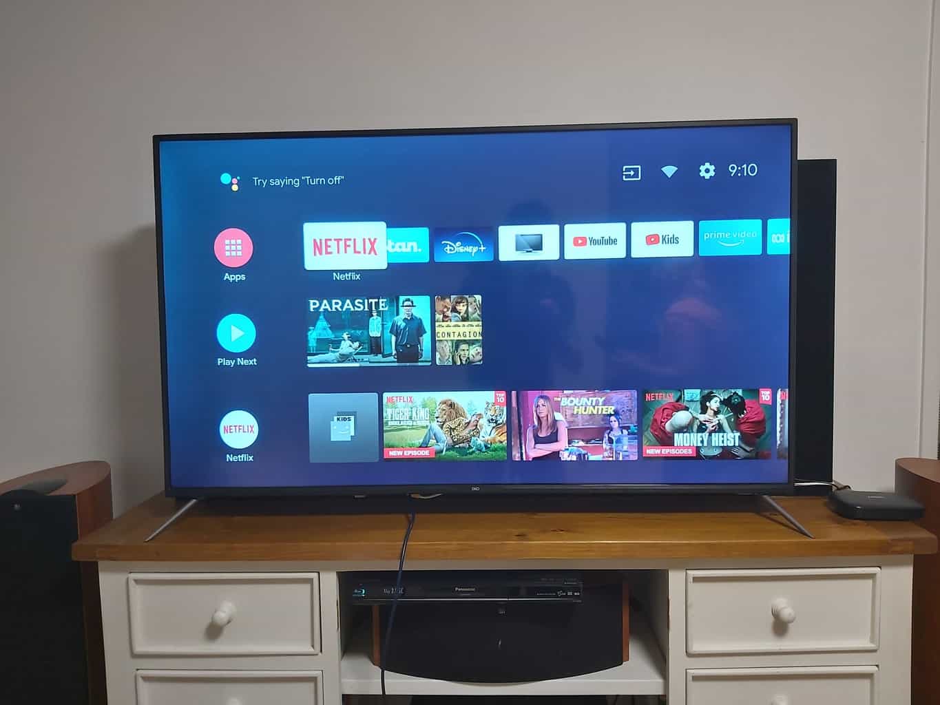 This is the Home Screen panel for the EKO Android TV.