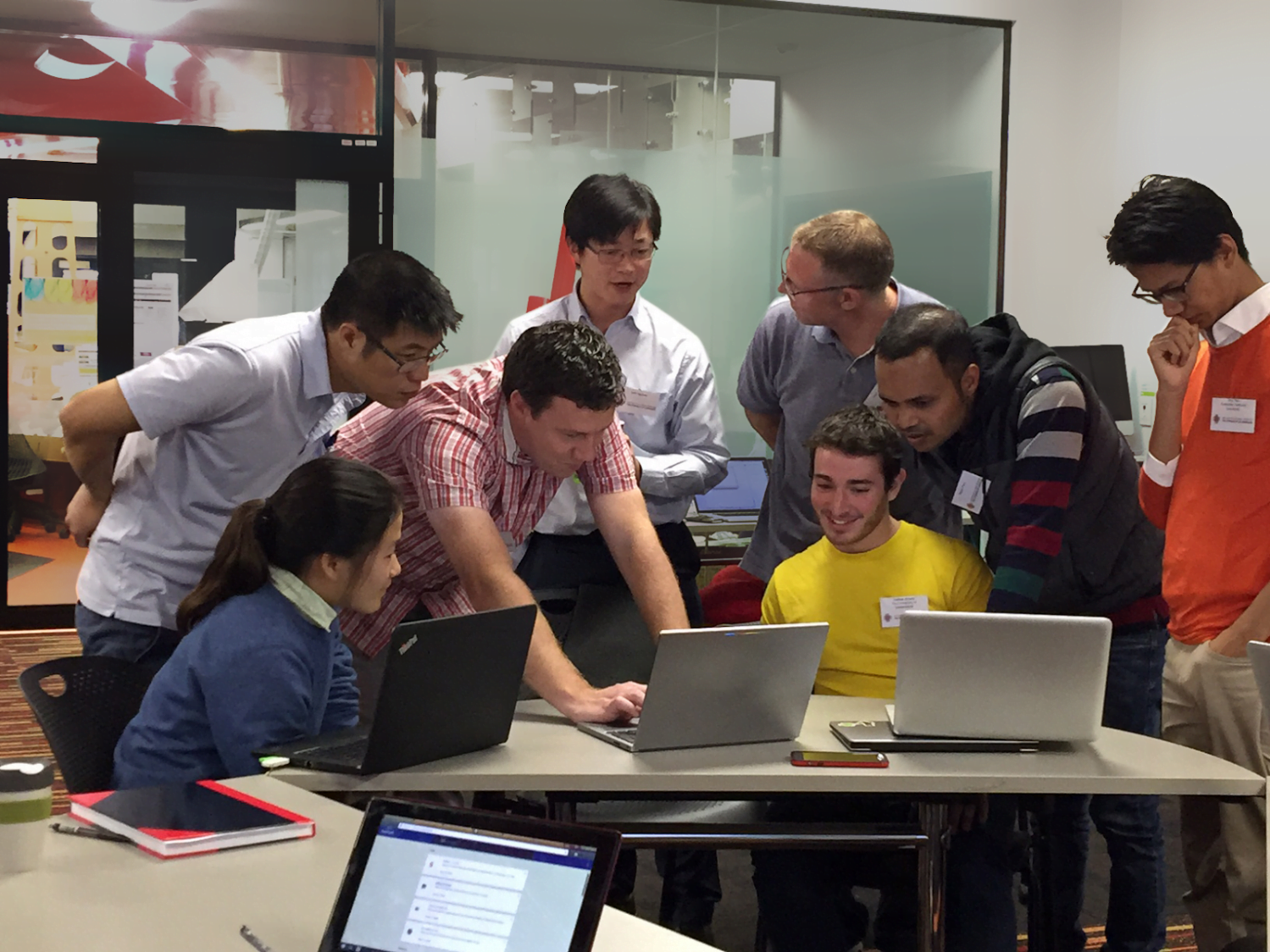 CoEDL and Google teams building language models at a recent workshop