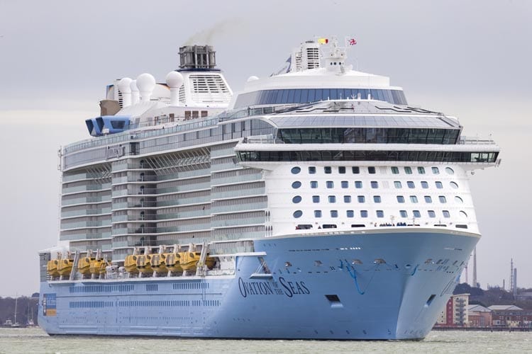 Ovation Of The Seas: 18 Deck Mega-liner That Packs In High Tech Fun