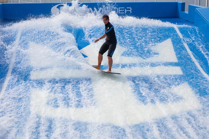 Surf the perfect break too on the megaliner