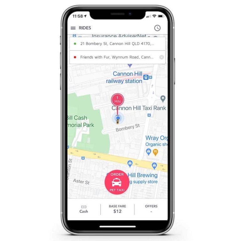 Introducing The New Taxi App...For Pets!