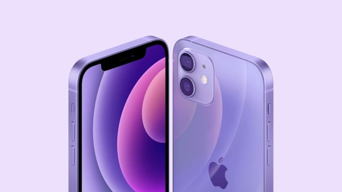 Purple iPhones