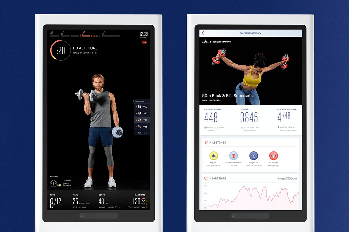 Tempo Fitness System Features 3D sensors and AI
