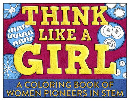 think like a girl colouring book