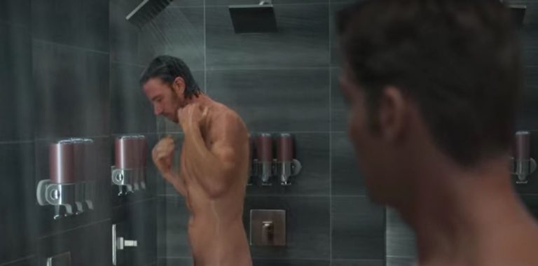 shower scene on TV