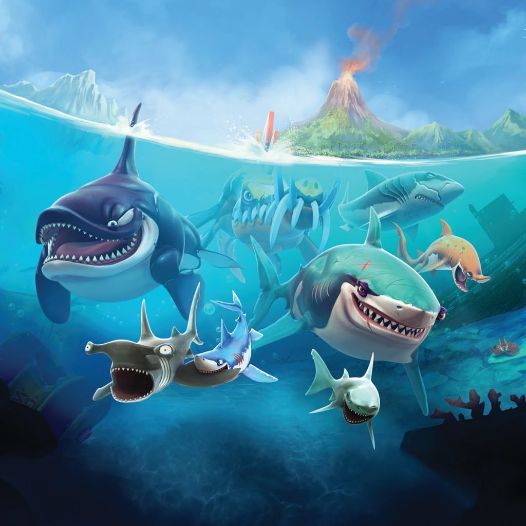 HUNGRY SHARK jogo online gratuito em