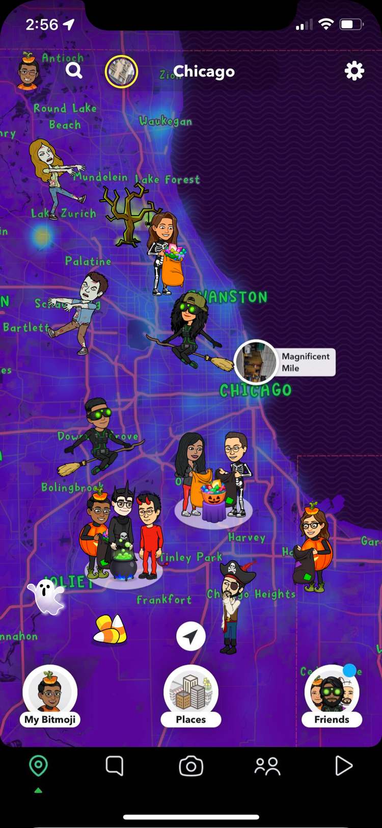 Here Are Snapchat's Cool New Bitmoji Costumes And Haunted Lenses For ...