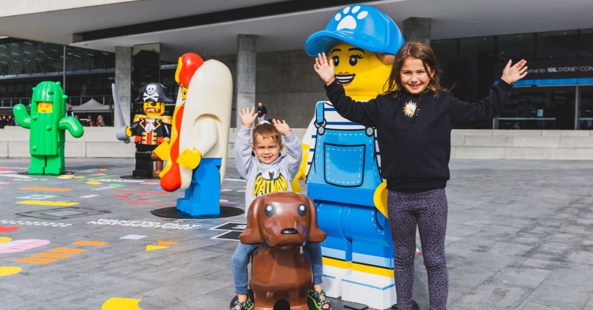 Lego at Darling Harbour for World Play Day