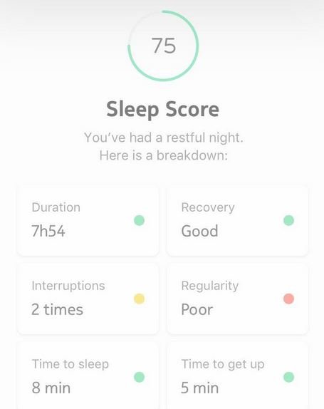 Withings sleep app hot sale