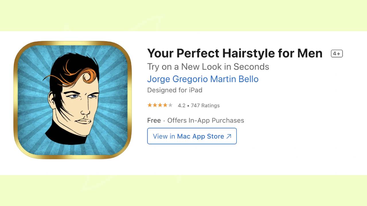 Your Go-To App for the Perfect Men's Hairstyle
