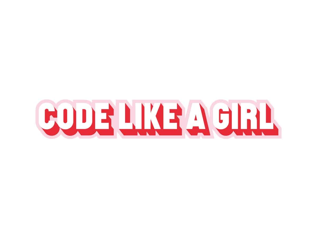 Code Like a Girl Logo: Empowering Girls in Tech with Passion