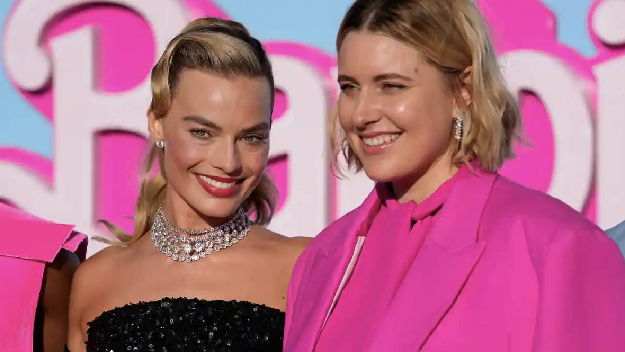 Barbie writer and director Greta Gerwig (right) and Barbie star Margot Robbie, have made records with the biggest movie opening so far this year. 