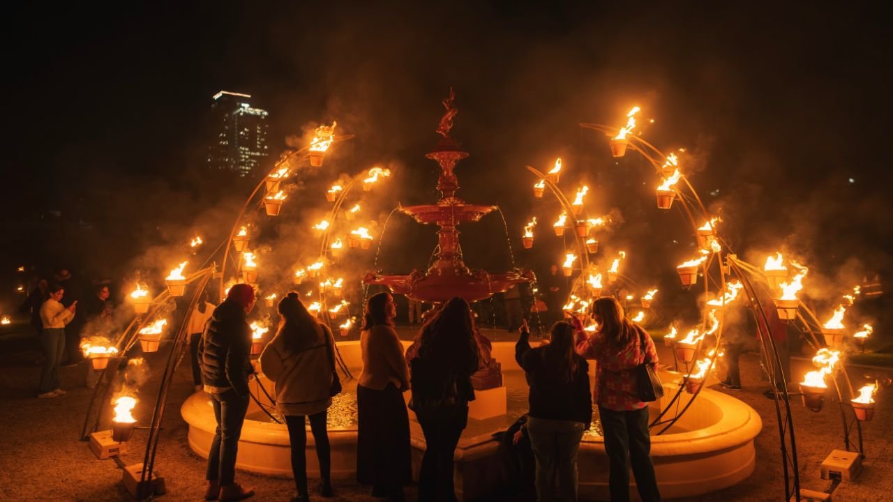 Best events at illuminate Adelaide Fire Garden