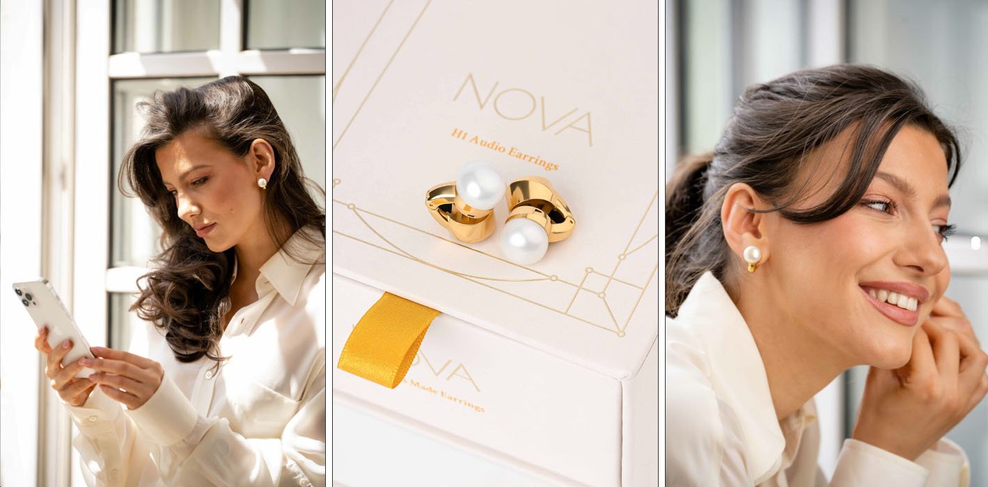 Nova Audio Earrings – Listen to Music and Take Phone Calls