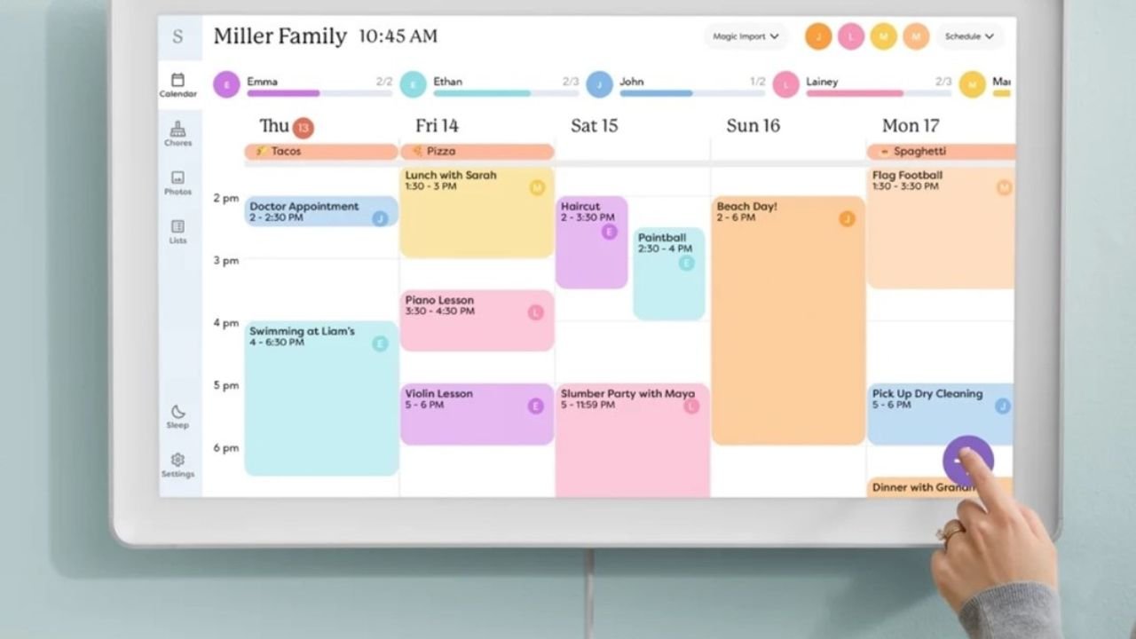Skylight Calendar and Digital Photo Frame