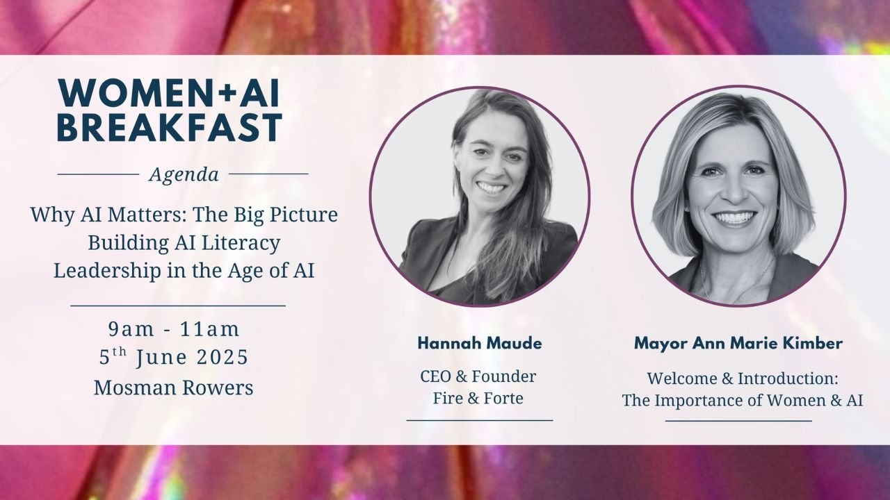 Women and AI breakfast