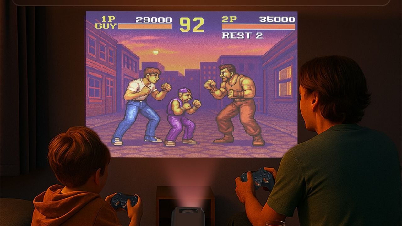 This Retro Gaming Projector is The Kind of Father’s Day Gift Every Dad Will Love