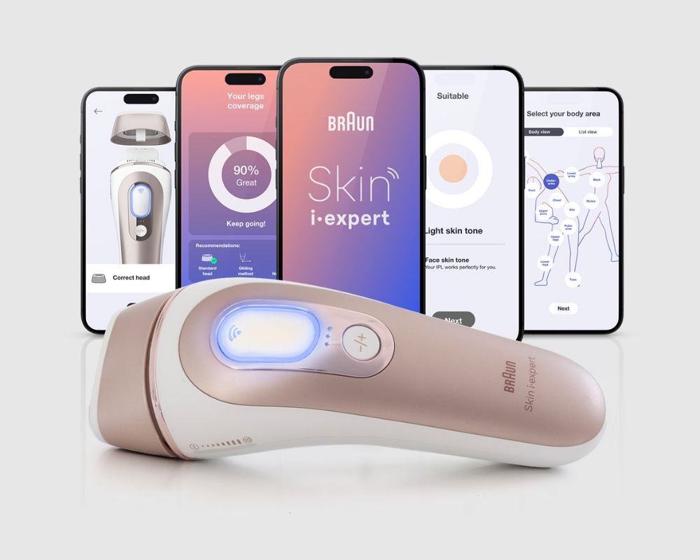 Braun Skin i-expert 7 at home hair removal