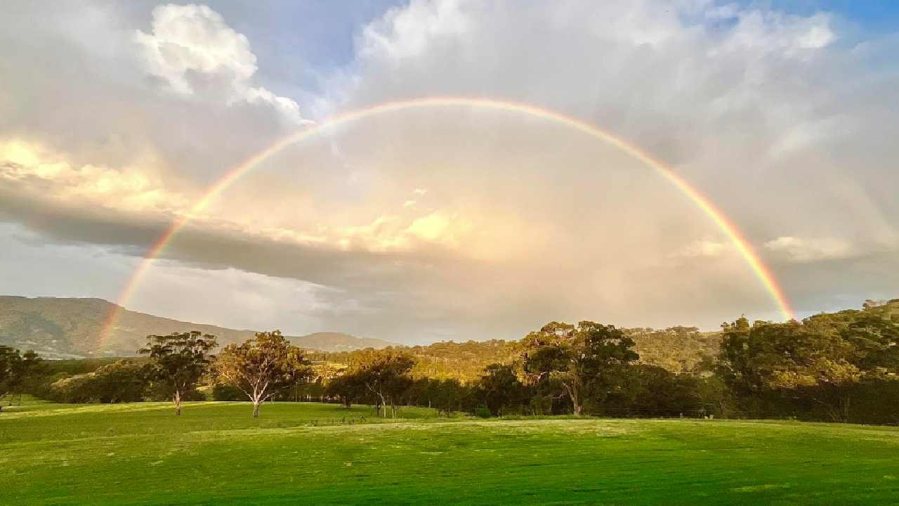 Mandy Archibald photograph of Murrurundi rainbow