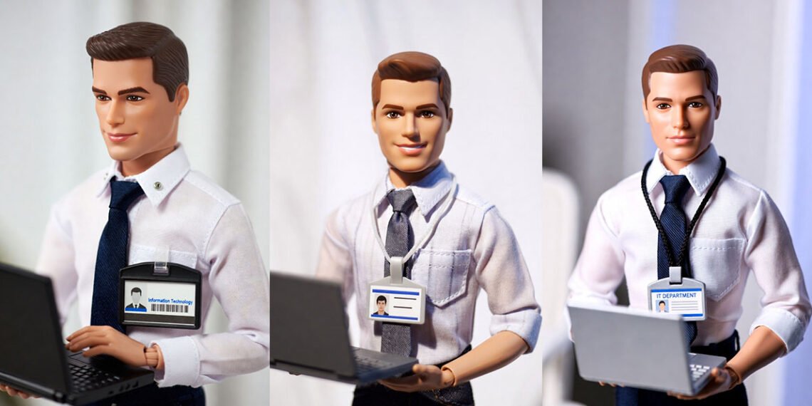 AI – Draw me a Technology male Ken doll
