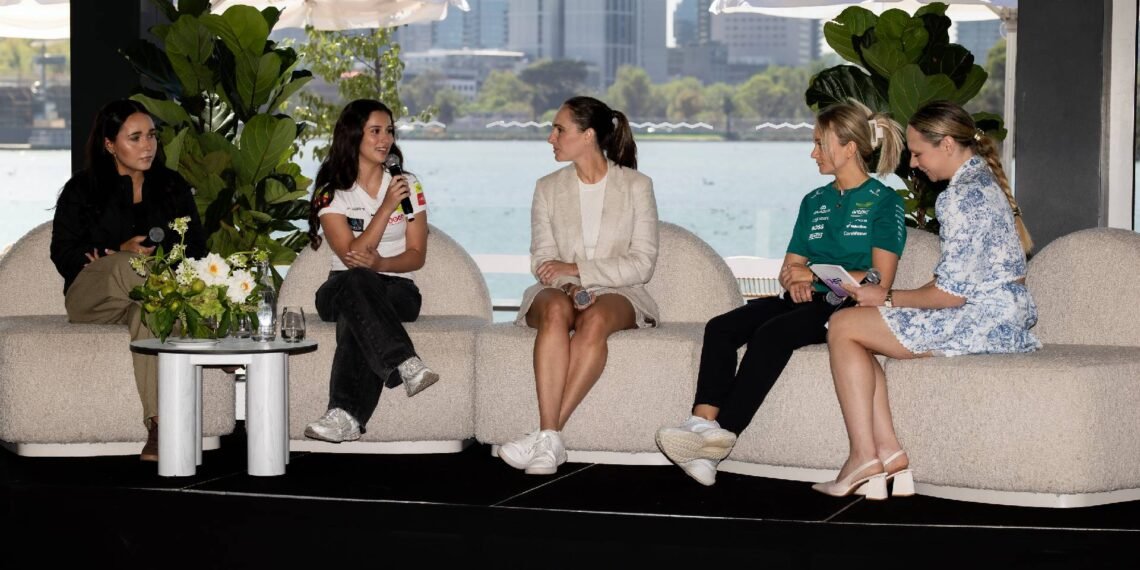 In Her Corner: Avia Anagnostiadis, Joanne Ciconte, Jessica Hawkins, Molly Taylor