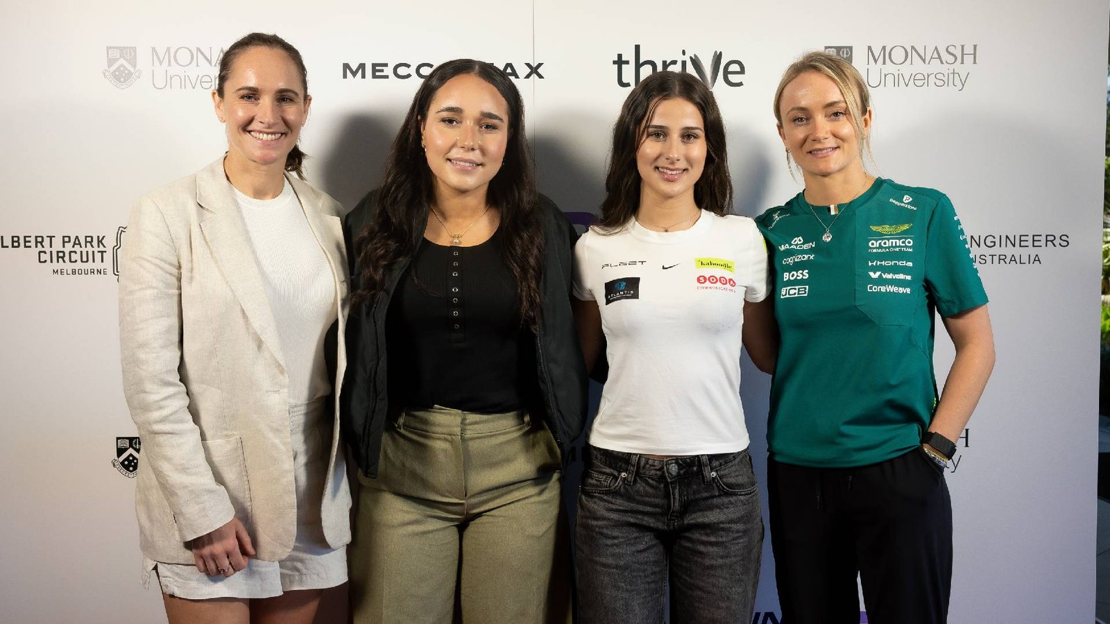 Jessica Hawkins, Avia Anagnostiadis, Joanne Ciconte & Molly King