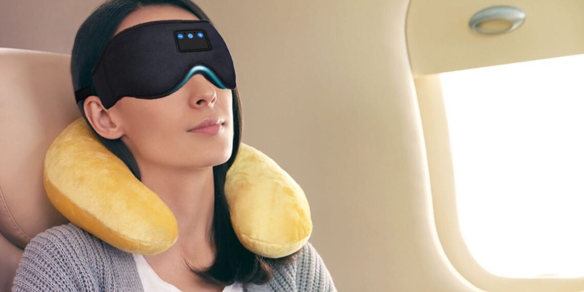 Laser Sleep Mask with Bluetooth