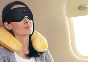 Laser Sleep Mask with Bluetooth