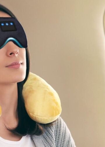 Laser Sleep Mask with Bluetooth
