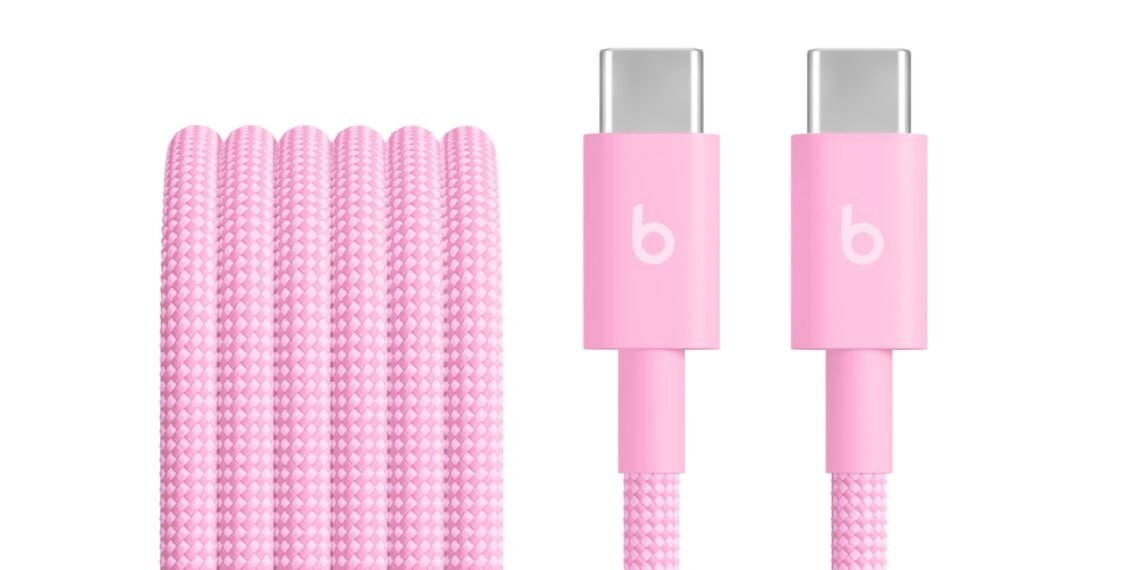 Power Pink Beats Cables