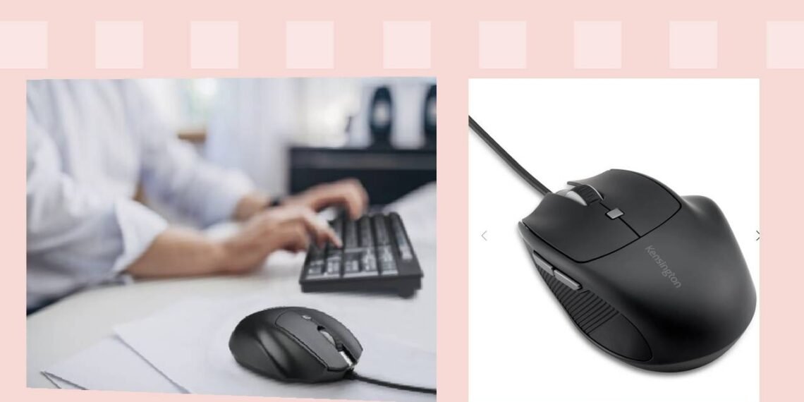 Kensington Pro Fit Ergo MY435 EQ Wired Mouse