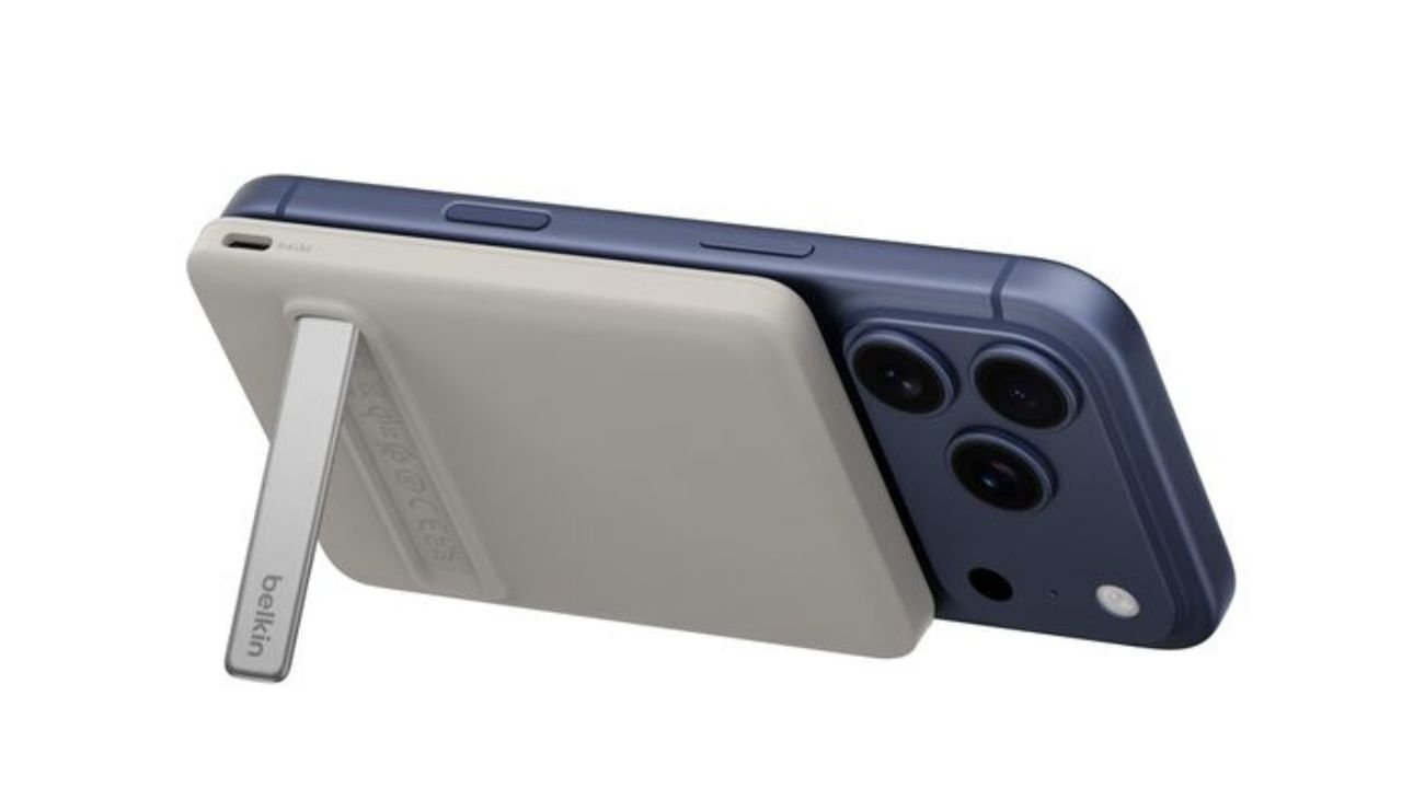Belkin BoostCharge Slim Magnetic Power Bank 5K with Qi2