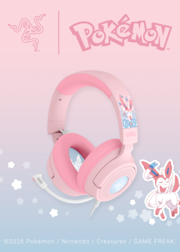 Razer Kraken V4 X – Sylveon Edition: the perfect way to celebrate the 30th Anniversary of Pokémon